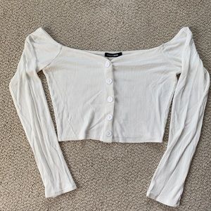 Fashion Nova Talk That Talk Off Shoulder Top